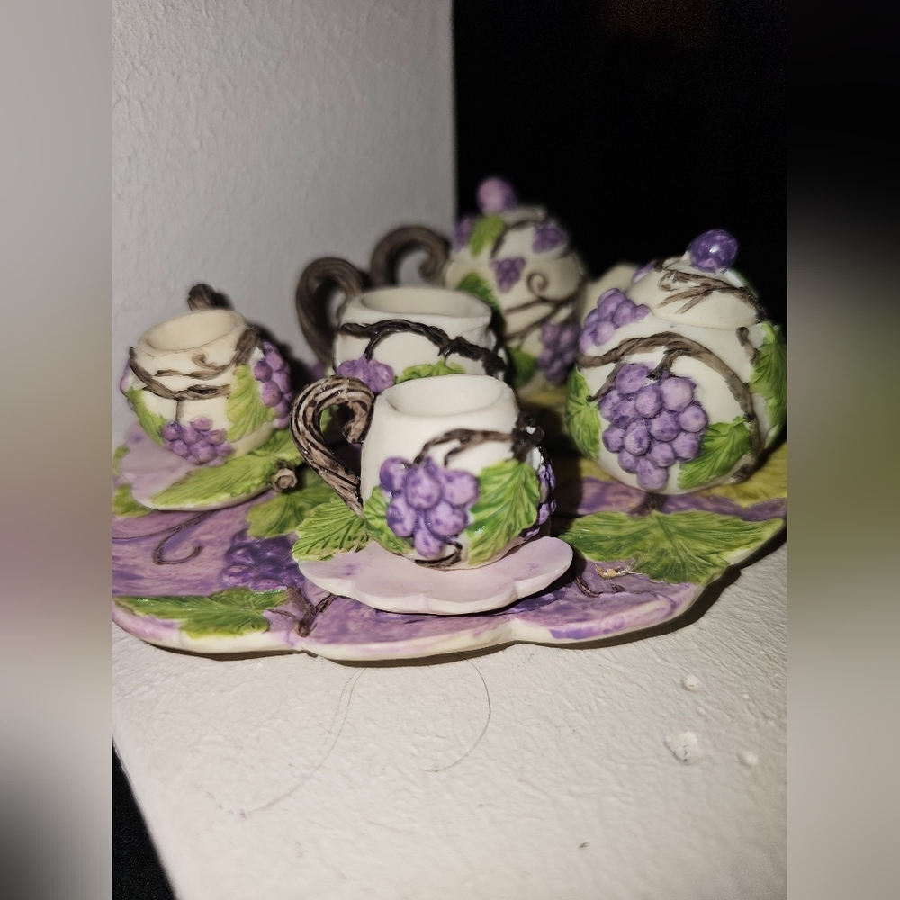 Miniature tea set